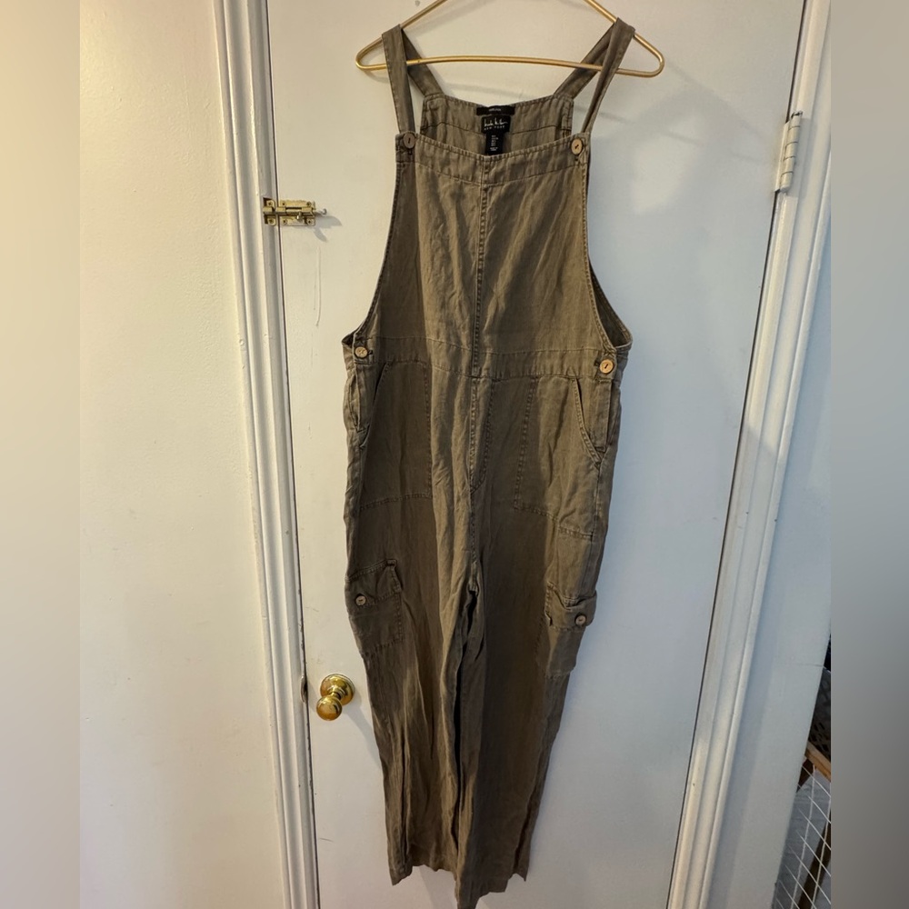 100% linen overalls